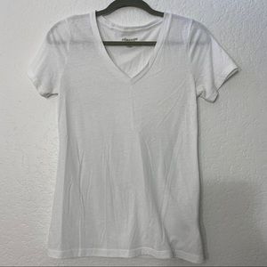 White V-Neck T-Shirt